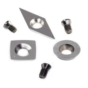 OEM ODM Replacement Tungsten Carbide Inserts Diamond Shape With Radius Tips