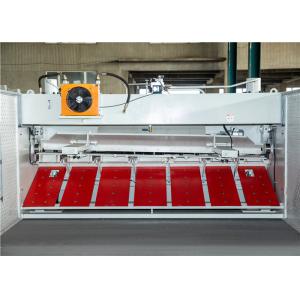 QC12K Hydraulic Swing Beam Shearing Machine For 6mm Sheet Cutting