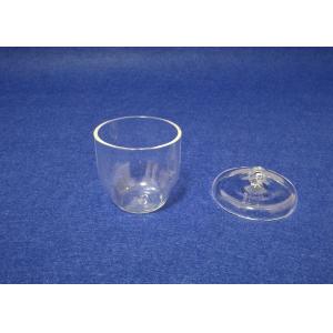 Cheap 25ML Clear Fused Quartz Crucible With Cover Custom Service Available for sale