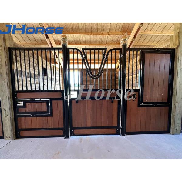 Quality Customizable Horse Stable Box Standard Front Safety Horse Stall Equipment Equestrian wholesale