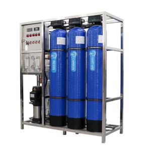 Pure Water Treatment System 1000L/H Capacity RO Reverse Osmosis Filtration