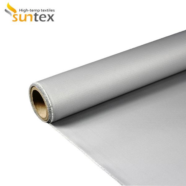 Quality Silicone fabric,Fireproof material coated with a layer of silicone For High Temperature Removable Jackets and Covers wholesale