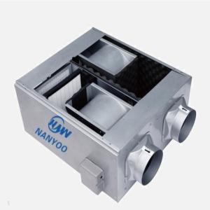 Metal Housing Dual Direction Square Ventilation Duct Fan With Filter