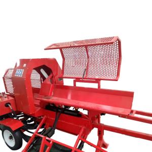 fully automatic wood chipper machine log splitter hydraulic electric automatic