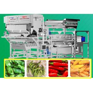 China Belt Type Fresh Chili Color Sorter 2 Layers 500 - 800Kg/H With Phoenix Lens on sale