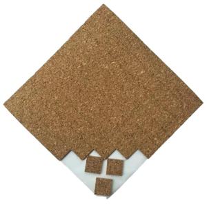 Glass Protection Cork Pads With Adhesive