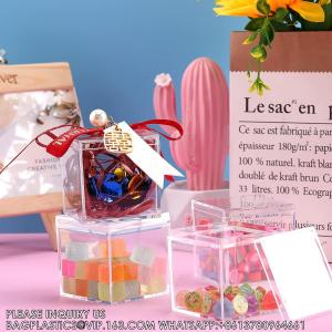 Acrylic Box With Lid Clear Small Acrylic Box Plastic Square Cube With Lid Mini