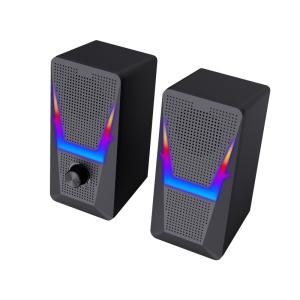 No Distortion Office Computer Speakers Dual Audio Speakers With 3.5mm Connector