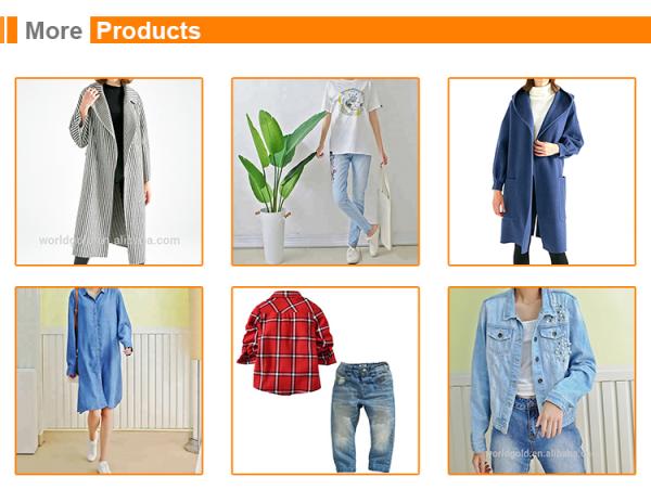 100% Cotton Chambray Long Sleeves Shirt , Loose Fit Blouses For Young Ladies