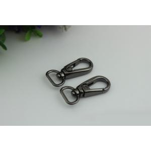 Manufacturing plating 6 color high quality metal d ring snap hooks 13 mm for