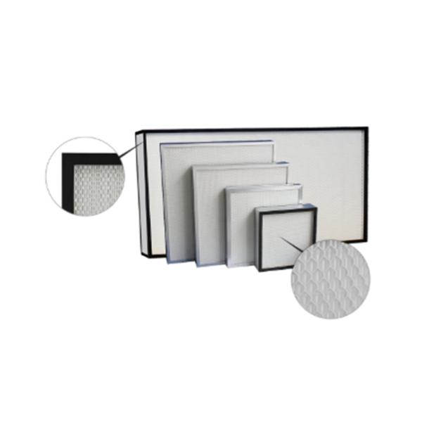 Aluminum Frame HVAC Plate Air Conditioning Filter Industrial Hepa Air Purification