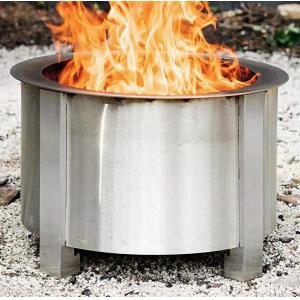 China Ss 304 Portable Smokeless Bonfire Fire Pit 22 Inch Outdoor Stove on sale