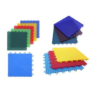 Futsal Polypropylene PP Interlocking Flooring Embossed Multi-field