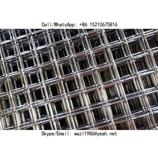 Food Grade SS304 Crimped Wire Mesh Panels; 3/4" Hole, 2mm Diameter Wire; Anti