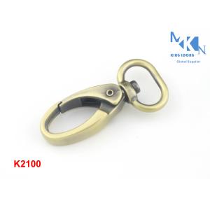 Custom Swivel Clip Snap Hook , Metal Swivel Clasps Anti - Brass Color