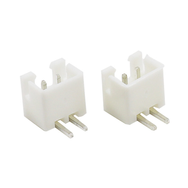 Curved Needle 2.54mm Pitch 2 Pin Wafer Box Connector Right Angle