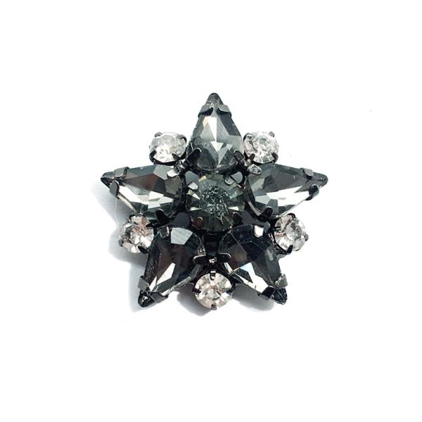 Custom Crystal Shoe Ornament Star Shape Iron / Copper Material