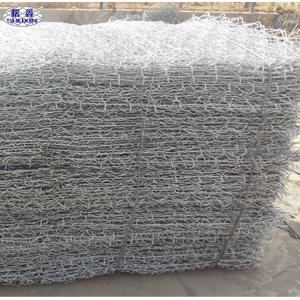 Precision Gabion Wall Cages Woven Galvanized Gabion Basket Size With Rock Filled