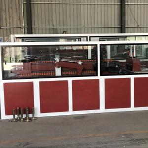 Customized UPVC Door Frame Line with Computerized and SJSZ 55/120 Twin Conical