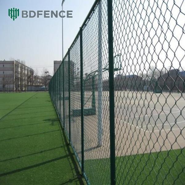 Quality 6ft 8ft Chain Link Fence With PVC Coated And Galvanized Finish wholesale