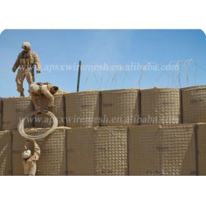 Welded Military Mil 7 Defensive Barrier Army Hesco Wall For Flood Protection
