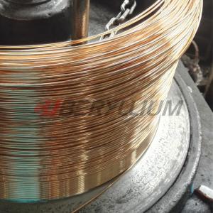 China ASTM B441 C17500 Beryllium Copper Heat Treatment Wires For Corrosion Resistant Components on sale