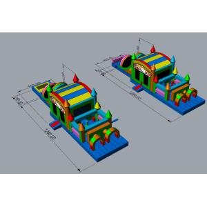 Fire Retardant Inflatable Obstacle Course Jumper Long Service Life