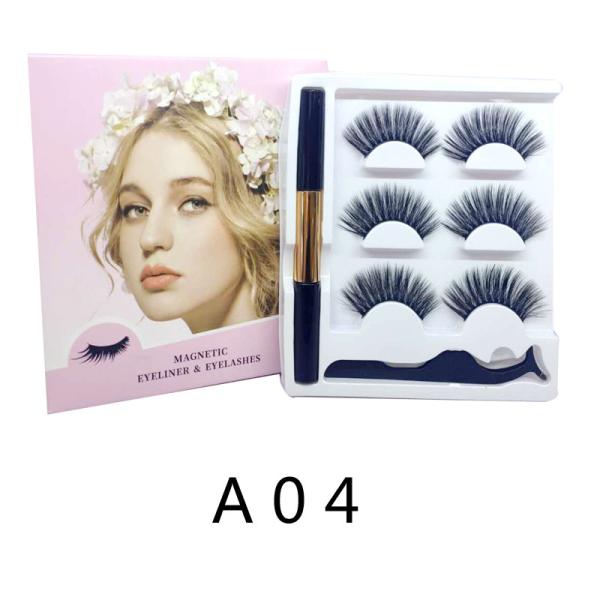 Quality Hypoallergenic False Eyelashes With Magnetic Eyeliner Lightweight wholesale