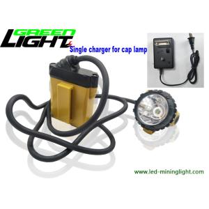 Big Power 348lum Rechargeable LED Headlamp Anti Explosive IP68 GL12-A Corded Cap