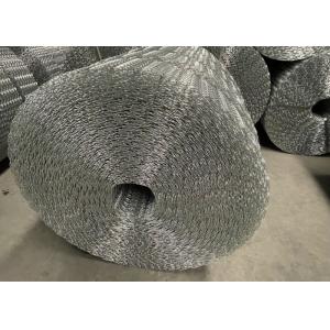 10 Lines Wire 1.8mm Galvanized Pipe Coating Mesh For Subsea Gas And Oil Pipeline