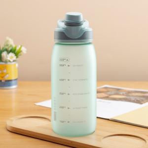Matte Color Finish Hydra Tritan Plastic Bottles With Time Marker Design