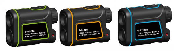 1200m Multi function Golf Rangefinder with multi function of measuring the range, speed, height, angle