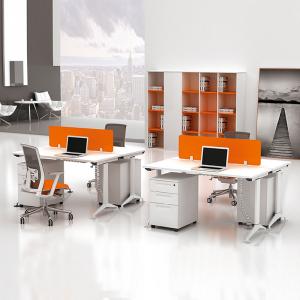 Orange Office Furniture Desk Modular Office Partition Table Office Table And