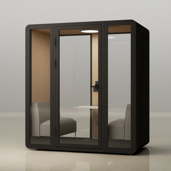 Quality 2 Person Pod with 7-Layer Acoustic Structure 5 Year Warranty and Easy Assembly Soundproof Booth for Focused Work wholesale