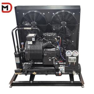 Silent Microprocessor Controller Horizontal Condensing Unit With 60Hz Fan / Compressor Frequency
