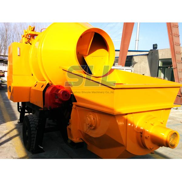 JBT30 Electric Concrete Mixer Machine With Pump Machine 100m Delivery Pipe