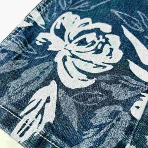 160CM Printed Clothes Jeans Thick Material Denim Polyester Fabric OEM