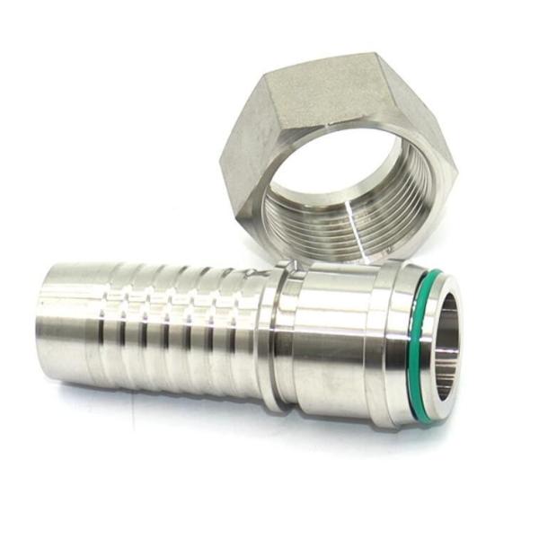 Customized Size Stainless Steel Hydraulic Threaded Fittings for Hot Head Hexagon