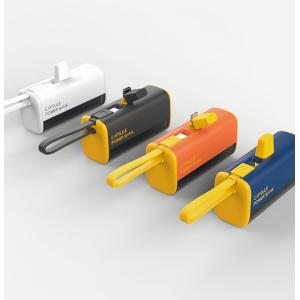 Buy cheap 5000mAh Capsule Shaped Multi Device Power Bank With Digital Display Logo from wholesalers