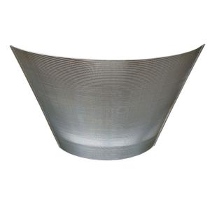 Width 60mm Slot 0.5mm Wedge Wire Strainer For Sand And Gravels