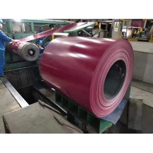 China SPCC Dx51d Galvanized Steel Coil PPGI Grade 0.25 - 1.0mm Color Coated Prepainted on sale