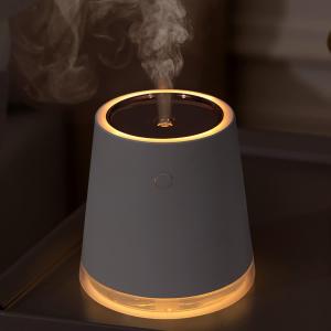 USB LED Mini Cool Mist Humidifier 500ml 2000mah Rechargeable 2 In 1 Humidifier