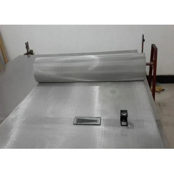 Twilled Weave Stainless Steel Wire Cloth Efficient Filtration Count 2-600
