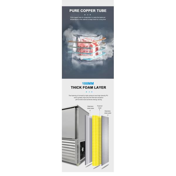 Mobile Cryogenic Commercial Blast Freezer For Plate Freezing And Eco Friendly