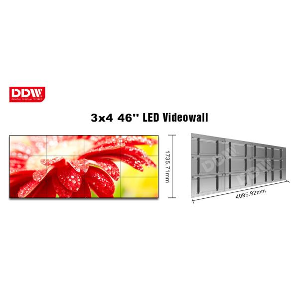 46 inch advertising video wall display DDW-LW4601 Foxconn Infocus video wall