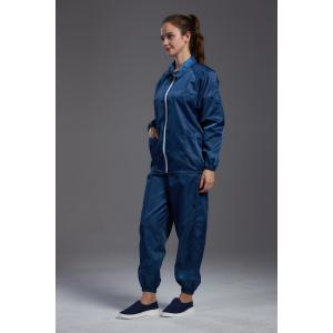 Electronic industry used Anti Static ESD Jacket and pants dark blue autoclaved