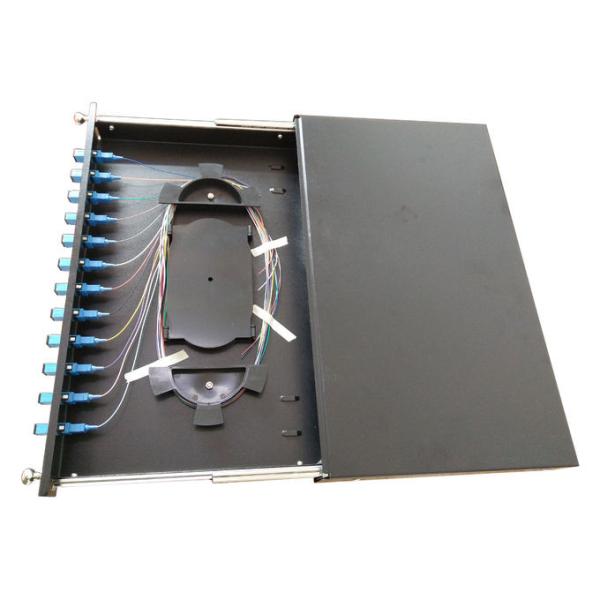 Quality FTTX FTTB 12-24f Cable Termination Patch Panel Rack Mount wholesale