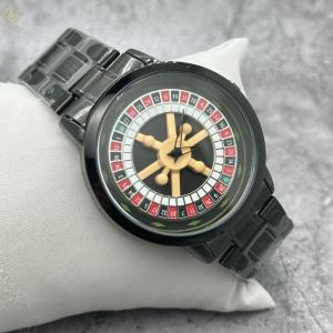 Seven Color Stainless Steel Strap Watch Quartz Movement Analog Display Type