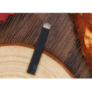 China #14U 0.18mm Black Flex Microblading Blades for Tattoo / Lip / Eyeline on sale