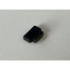 7 Pin 1.27mm PCB Female Socket Connector, Right Angle SMT Board Interface for